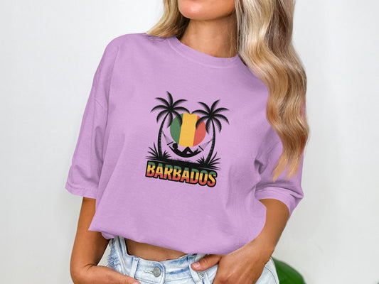 Barbados Palms Graphic T-Shirt Casual Wear product type