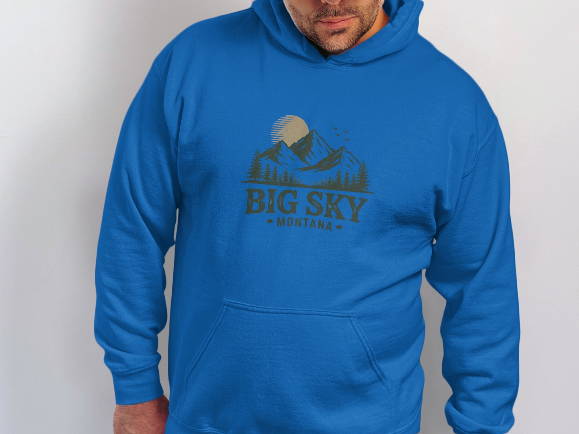 Big Sky Montana Mountain Hoodie for Outdoor Adventures
