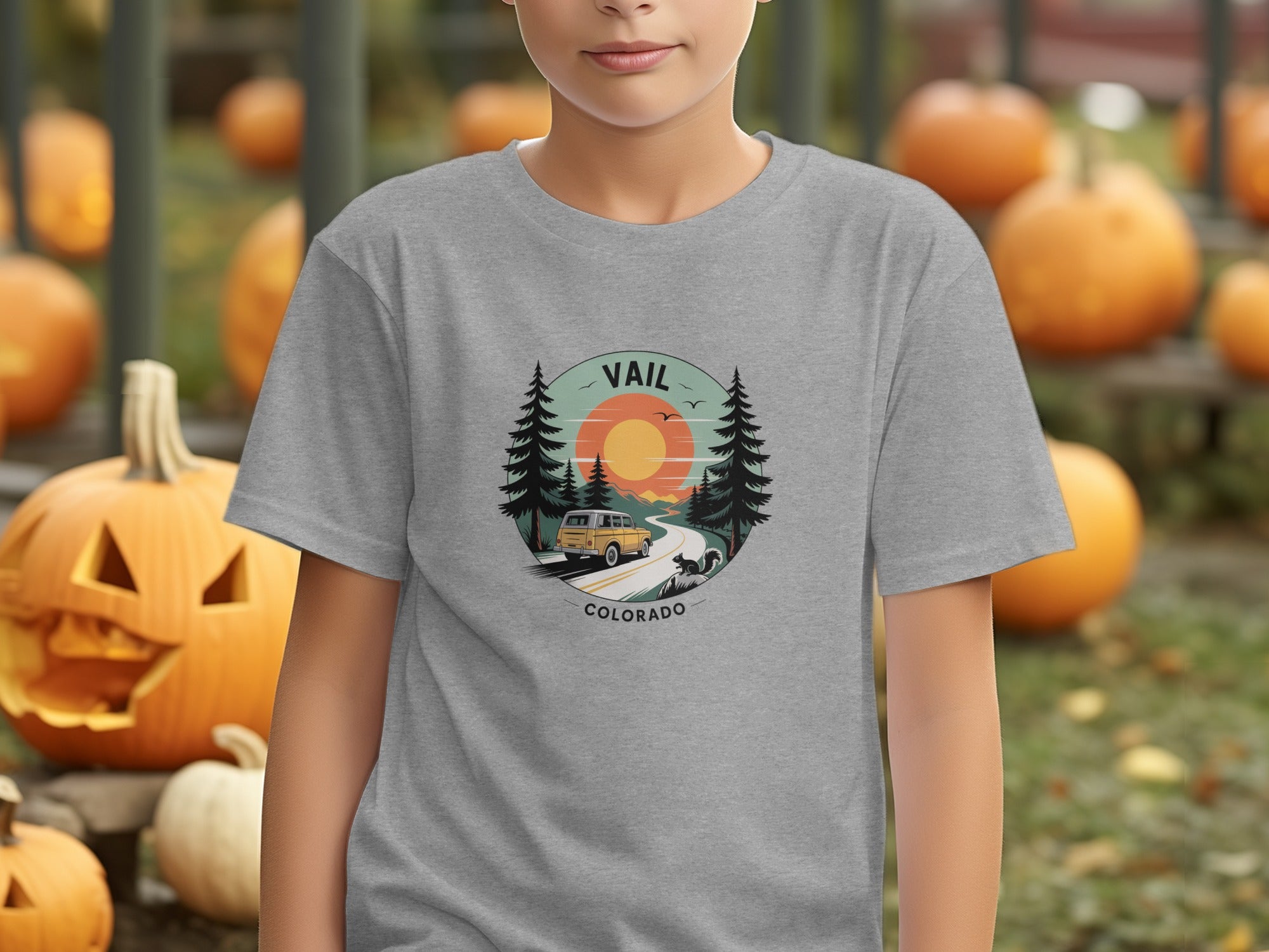 Vail Colorado Scenic Illustration Graphic T-shirt product
