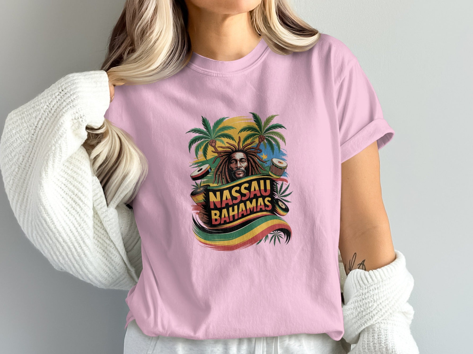 Nassau Bahamas Graphic Design T-Shirt product type
