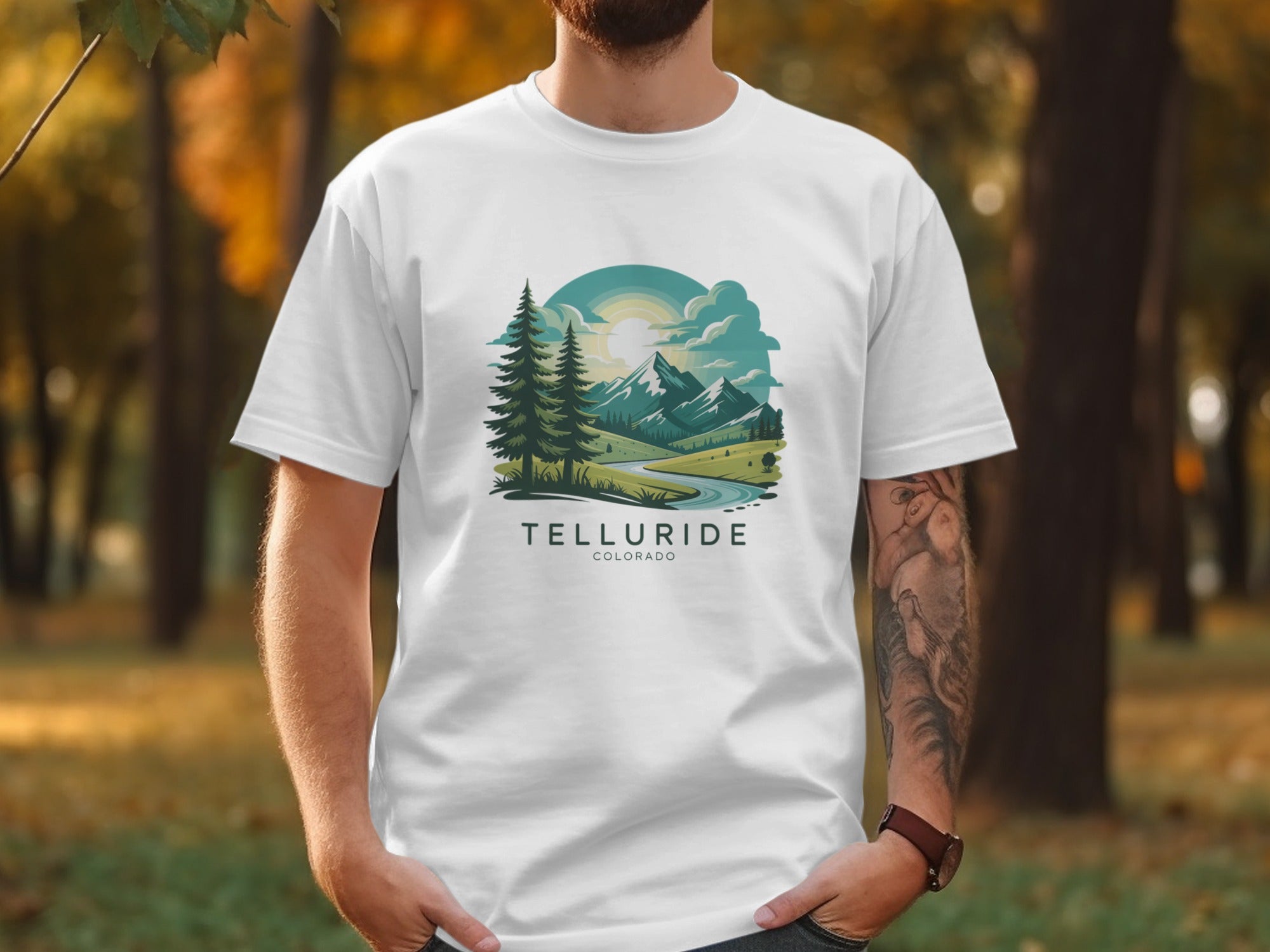 Telluride Colorado Scenic Landscape T-shirt