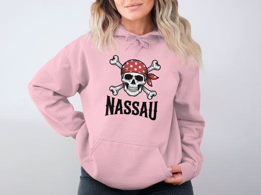 Nassau Pirate Skull and Crossbones Hoodie product type