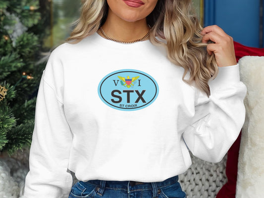 St Croix Christmas Festival, Agriculture and Food Fair, Taste of St Croix womens sweatshirts