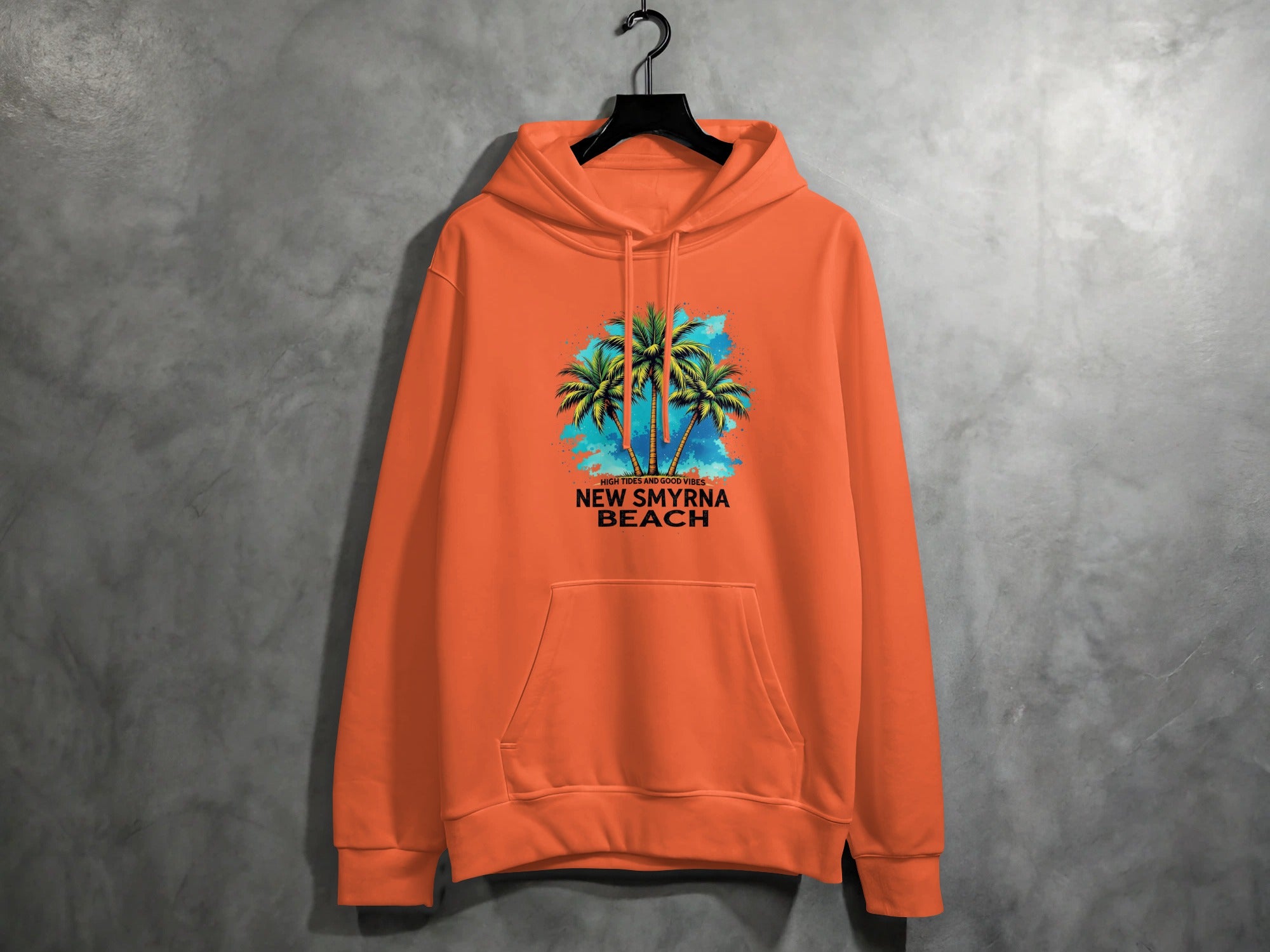 New Smyrna Beach Palm Trees Hoodie product