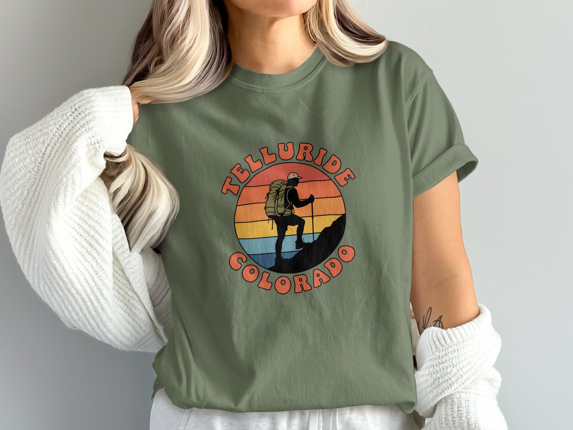 Telluride Colorado Hiking Graphic T-Shirt product