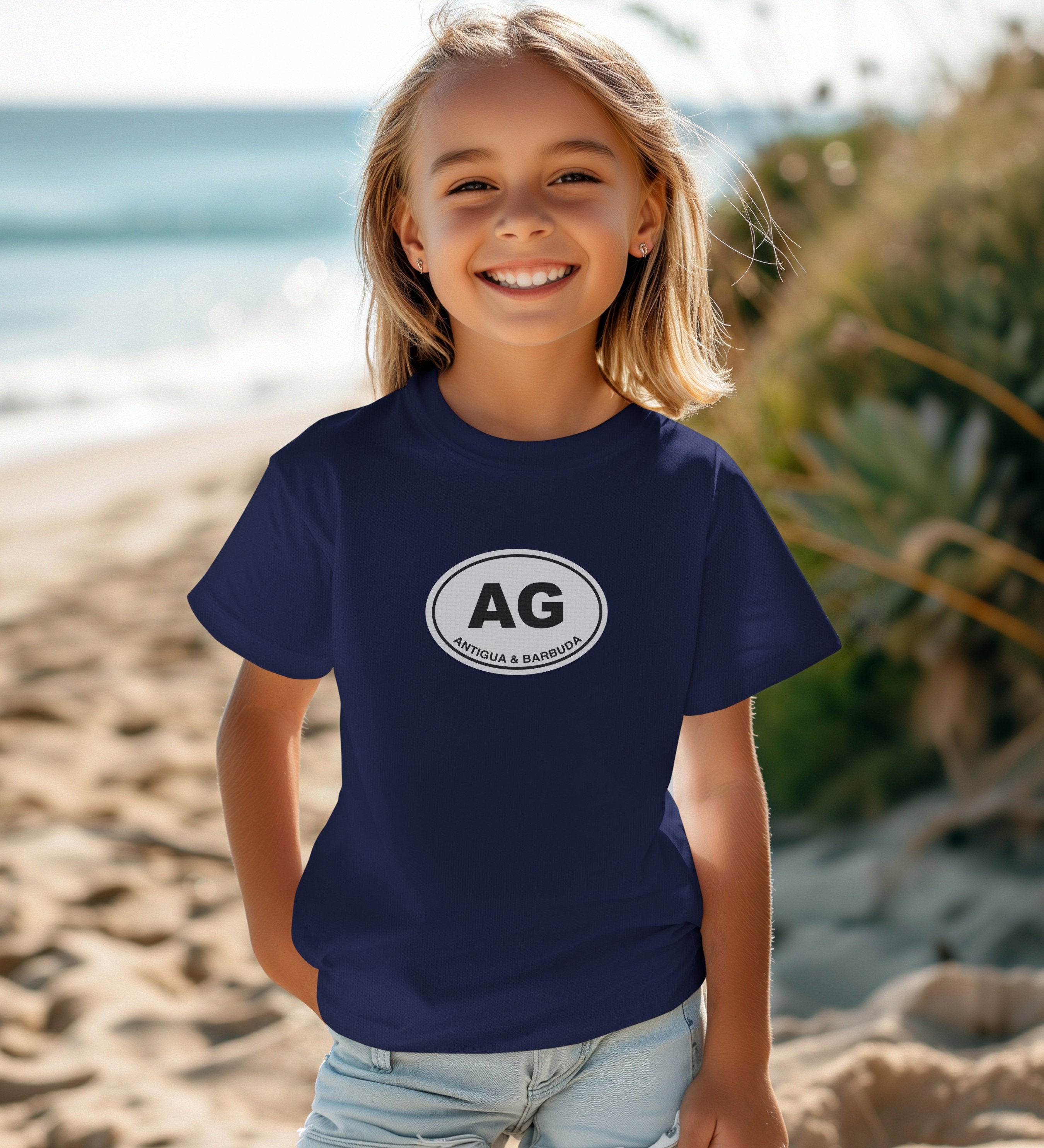 Antigua and Barbuda gift for snorkeling with kids at Half Moon Bay youth clothing and travel souvenirs