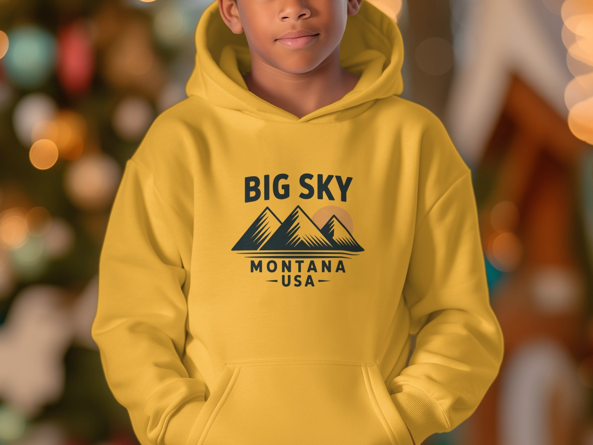 Big Sky Montana USA Mountain Hoodie Product