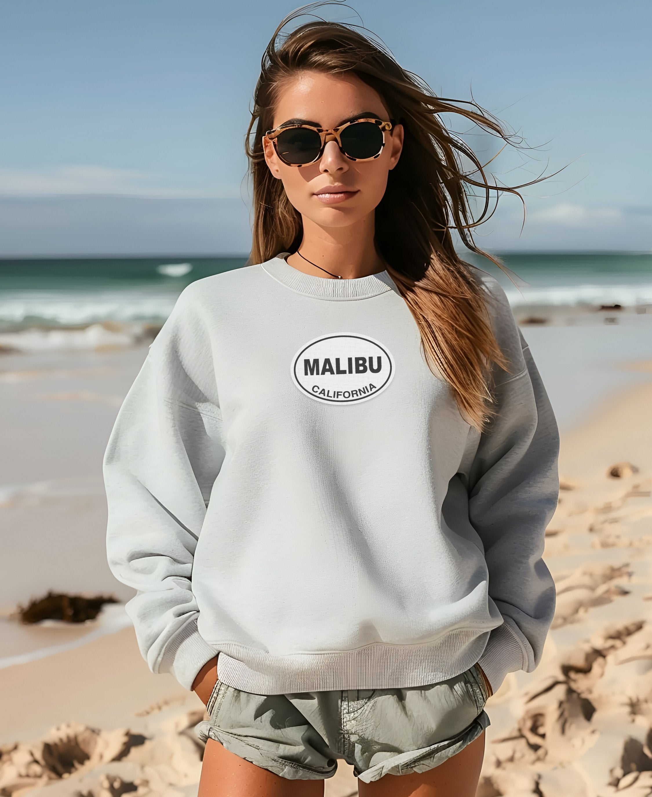 Stylish Malibu California Beachwear Sweatshirt product type