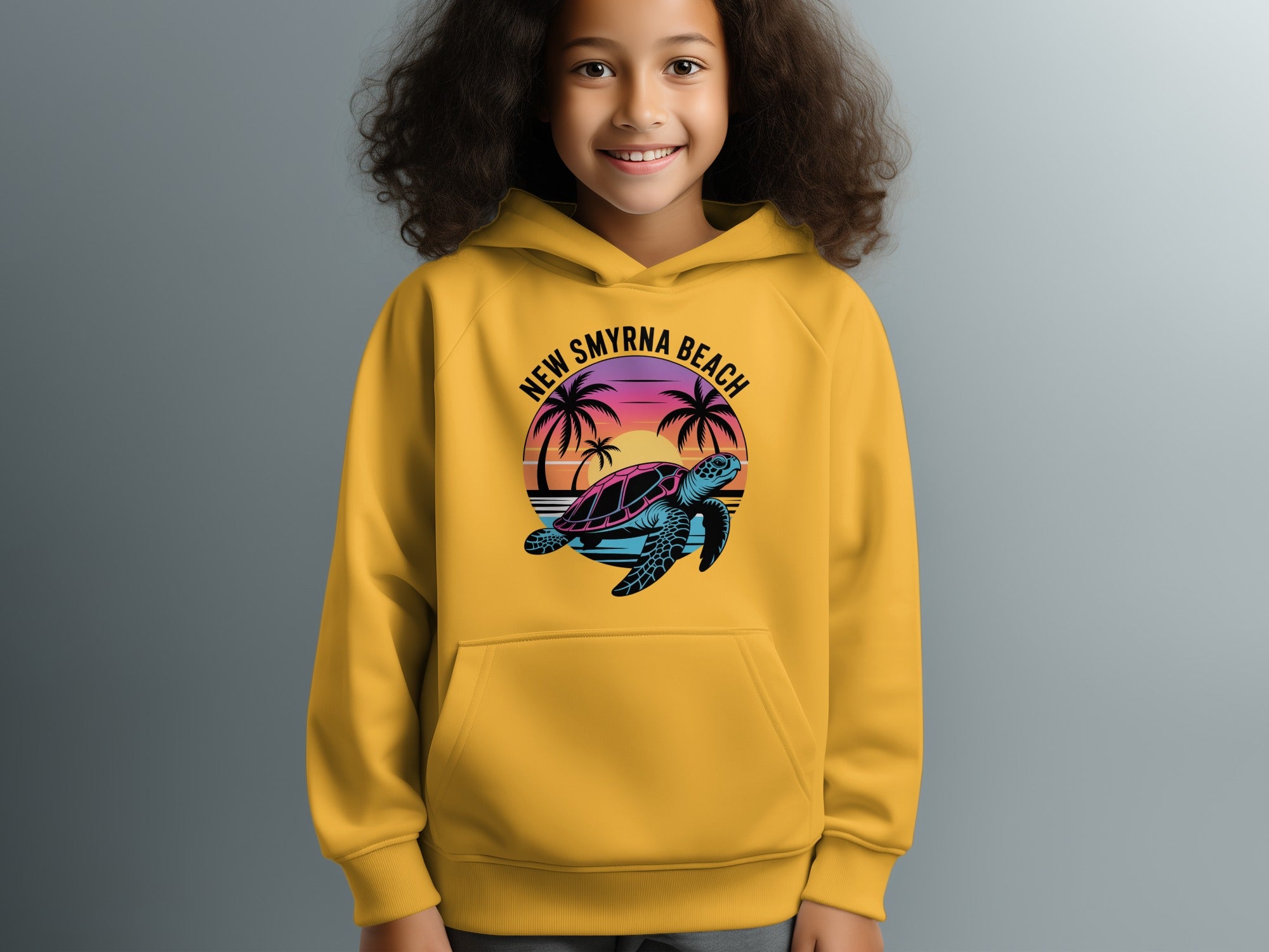 New Smyrna Beach Turtle Sunset Hoodie product type