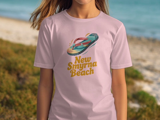 New Smyrna Beach Flip-Flop Graphic T-Shirt product