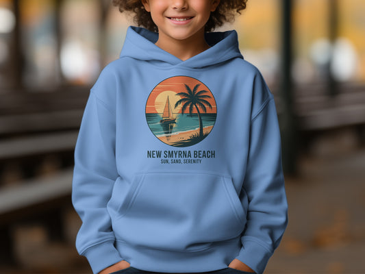 New Smyrna Beach Sun Sand Serenity Graphic Hoodie product