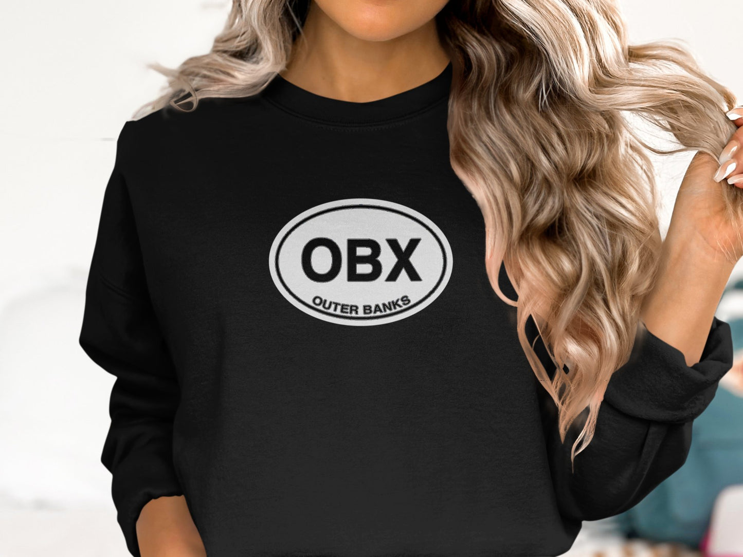 Outer Banks Womens Sweatshirt Black