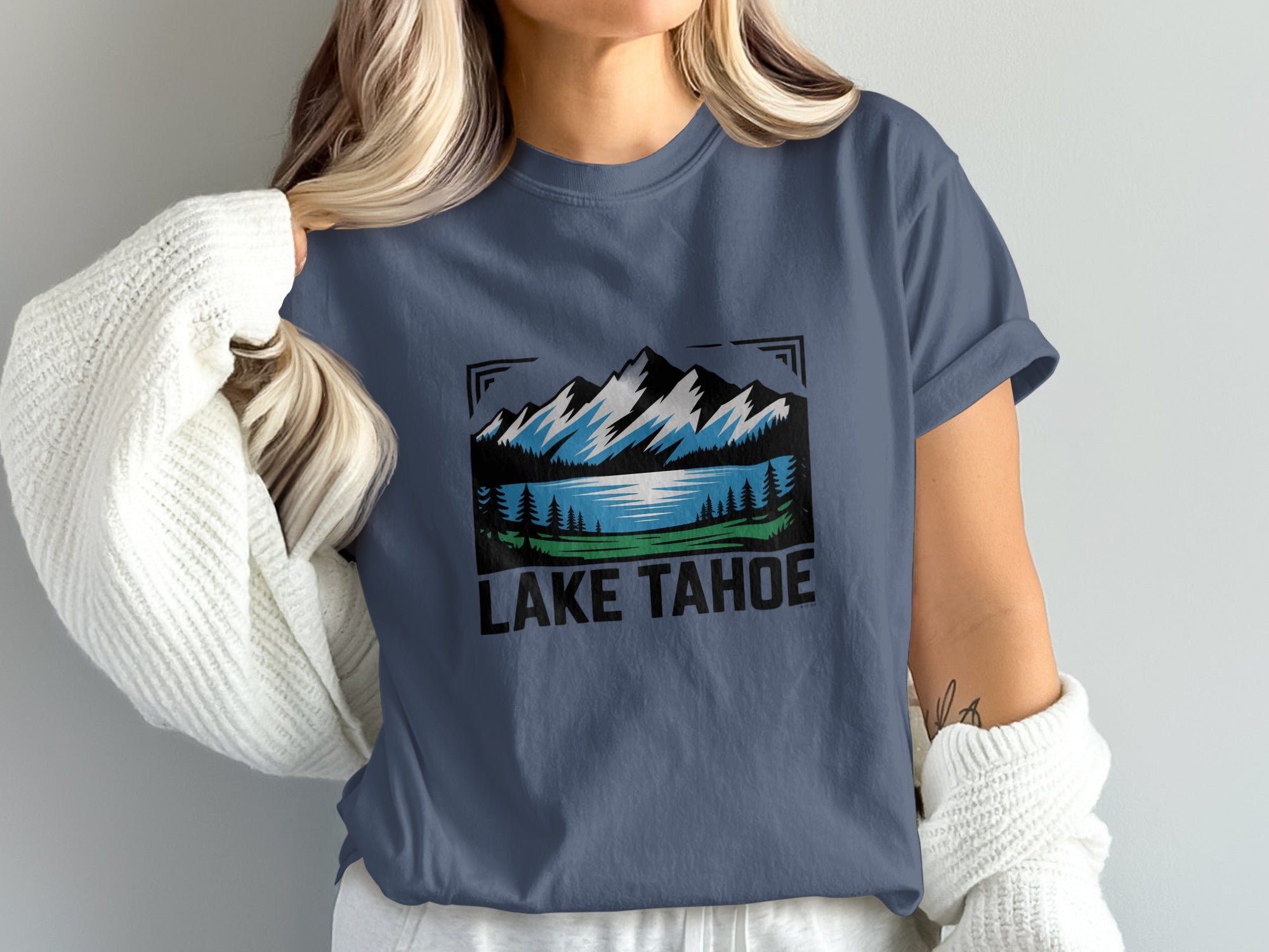 Lake Tahoe Scenic Graphic Outdoor Apparel product