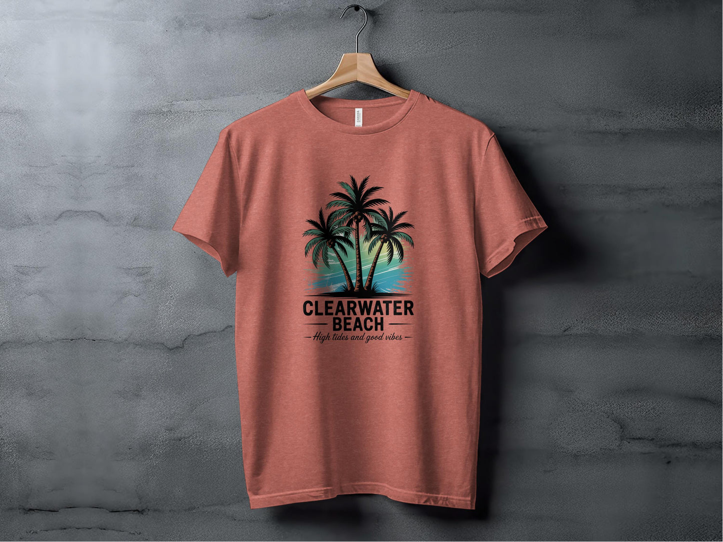 Clearwater Beach Palm Trees Graphic T-Shirt product