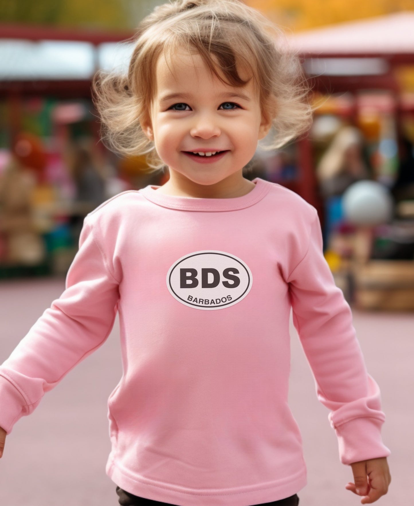 BDS Barbados Pink Sweatshirt for Kids Apparel product