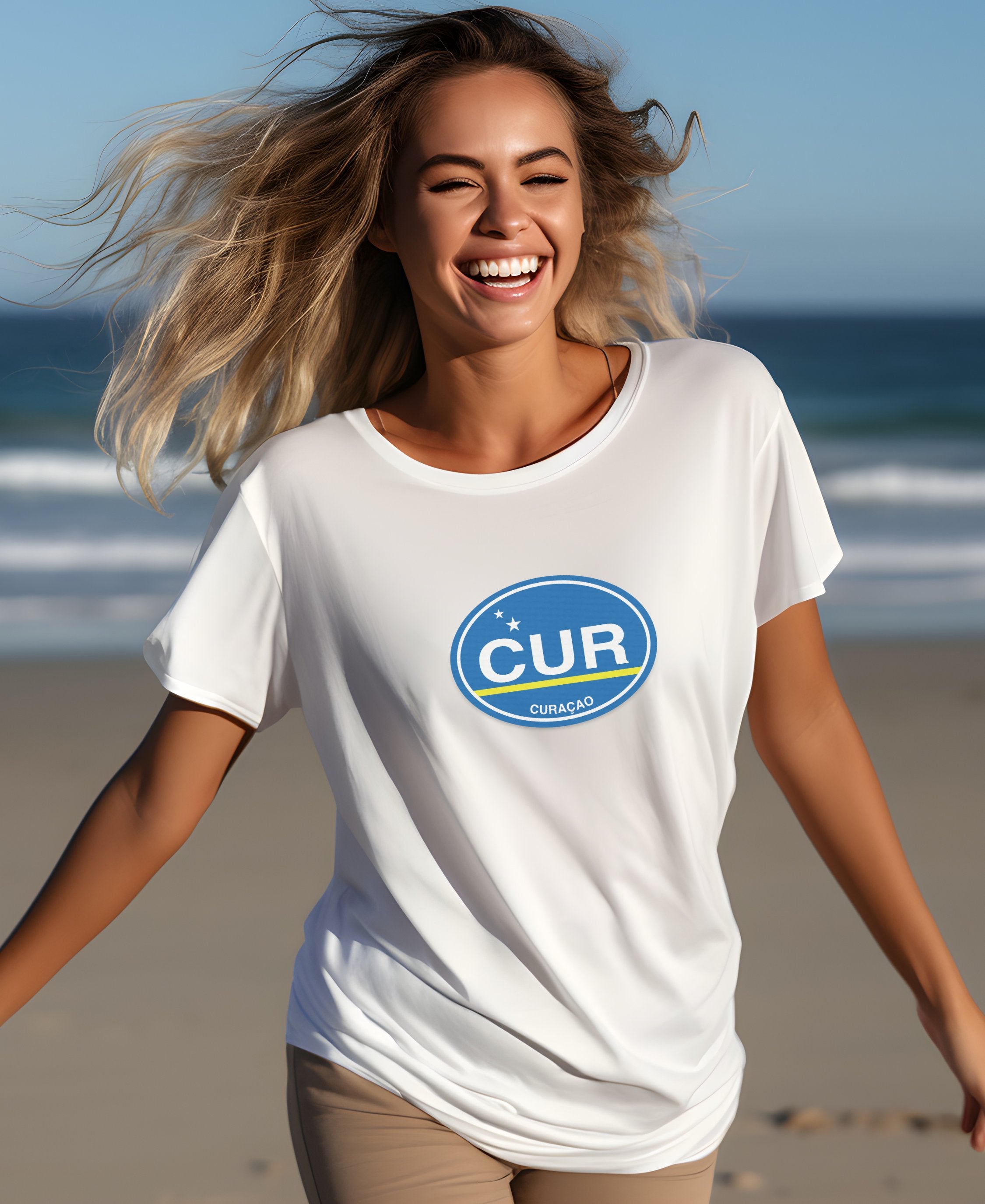 Curacao buildings, jazz vibes, North Sea Jazz Fest womens t-shirt