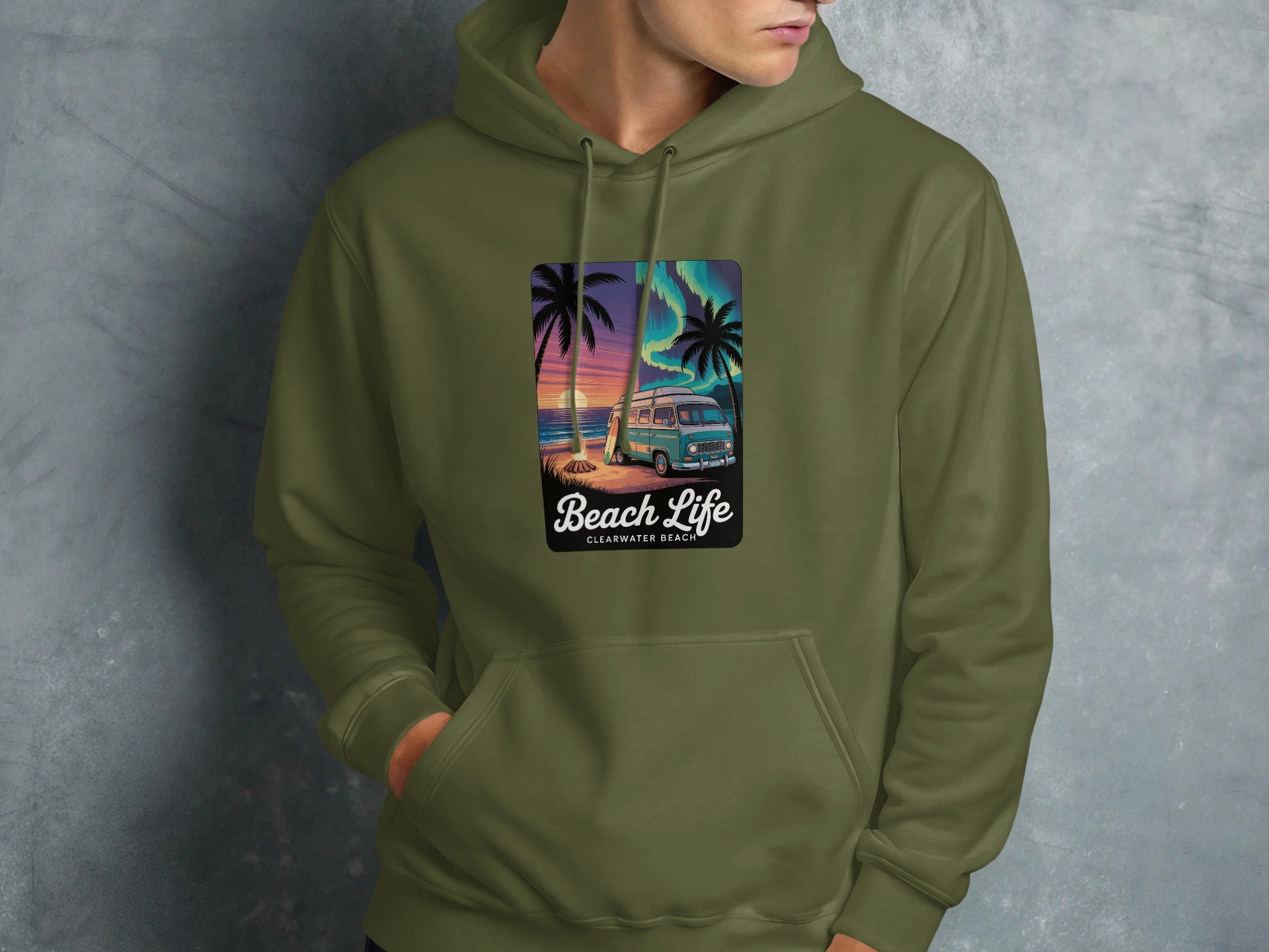 Beach Life Clearwater Beach Graphic Hoodie product