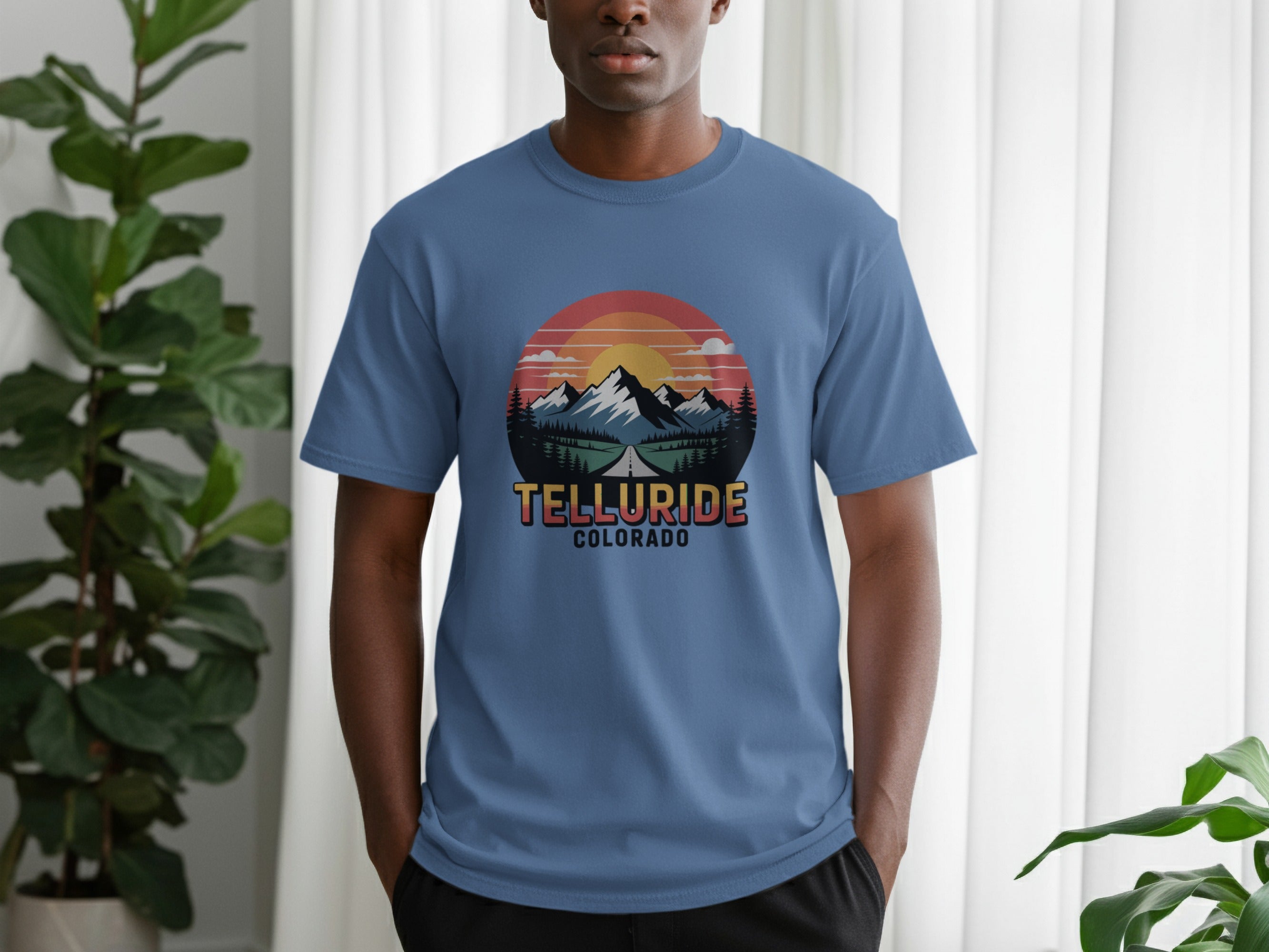 Telluride Colorado Mountain Sunset Graphic Tee product