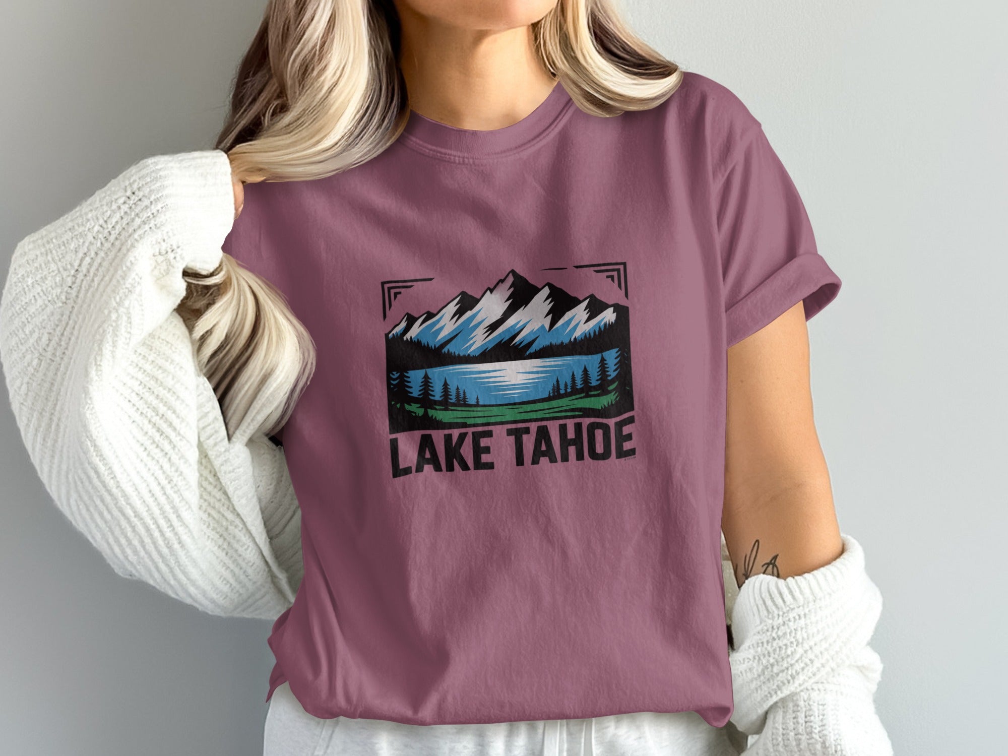Lake Tahoe Graphic T-Shirt with Scenic View product