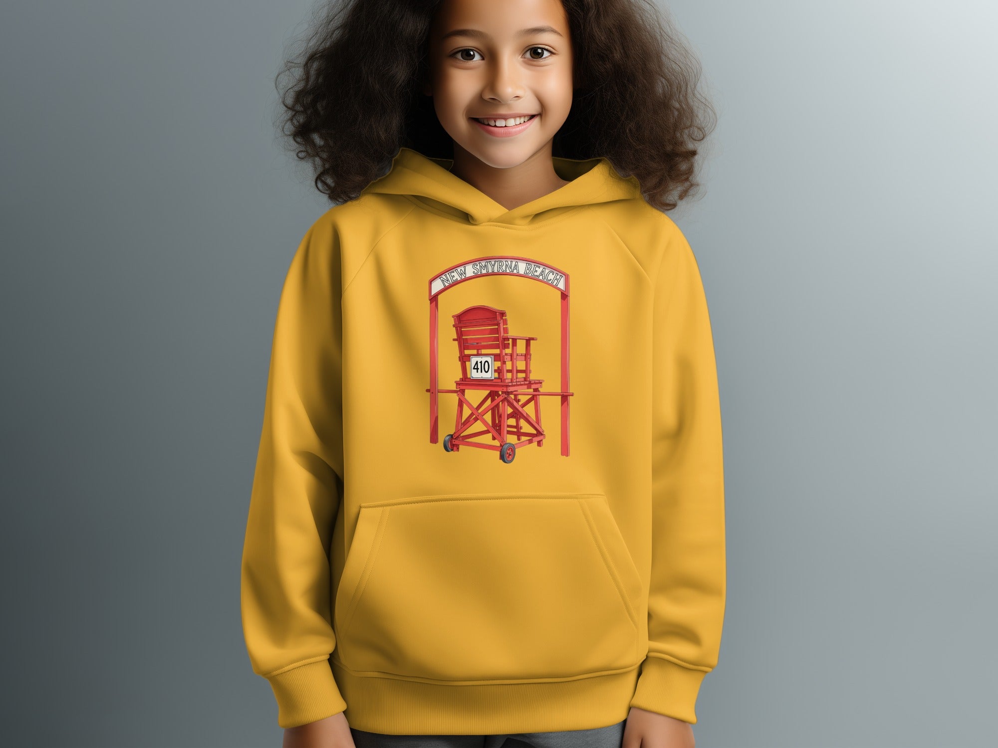 Classic Red Lifeguard Tower Graphic Hoodie product type