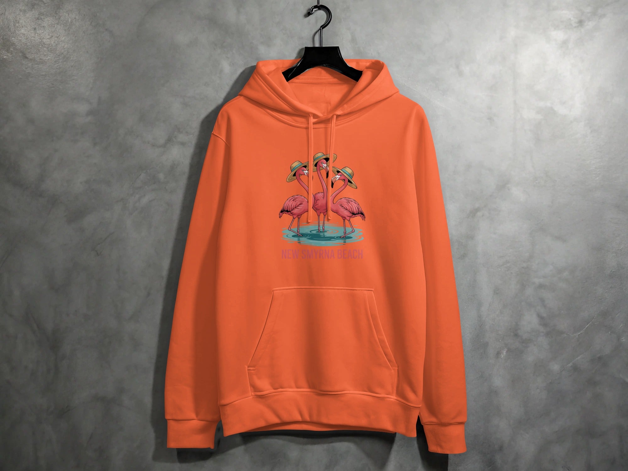 Funky Flamingos Neon Pink Unisex Hoodie product