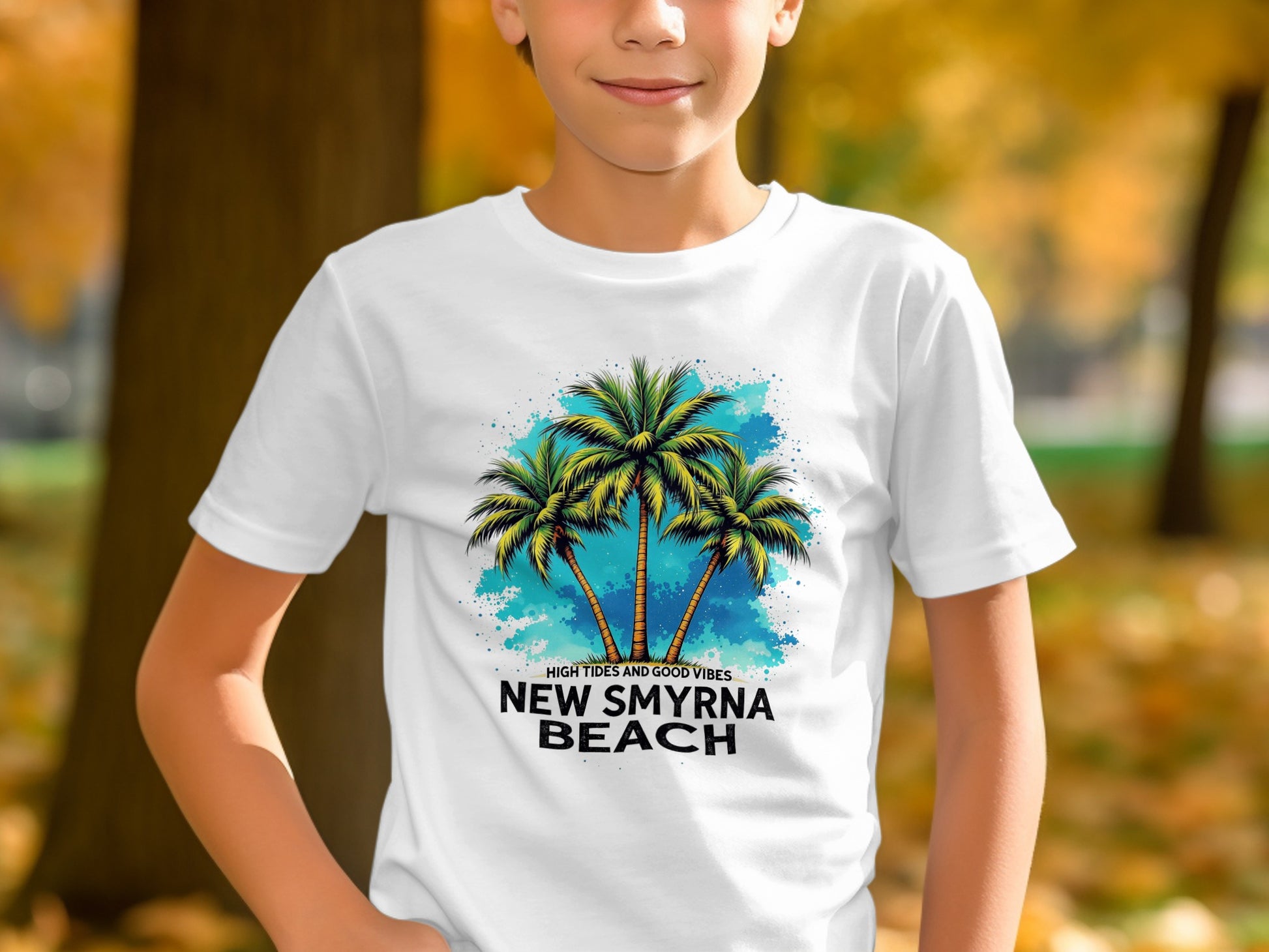 New Smyrna Beach High Tides Good Vibes Graphic Shirt product type