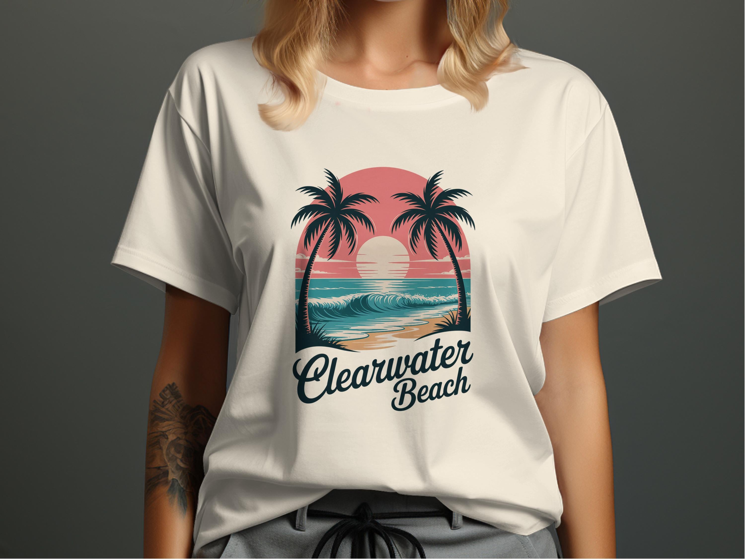 Clearwater Beach Sunset Graphic T-shirt product