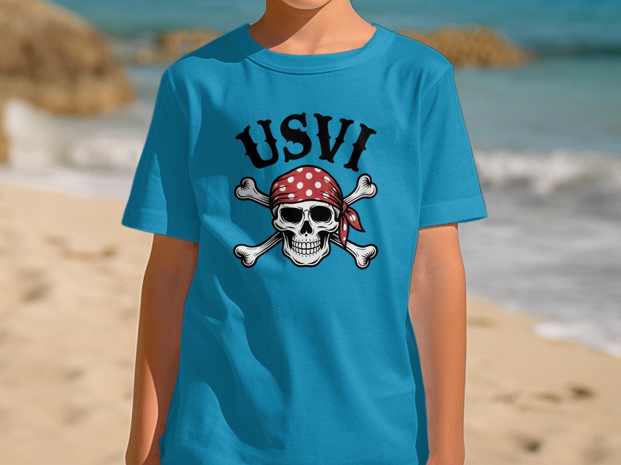 USVI Skull and Crossbones T-shirt product