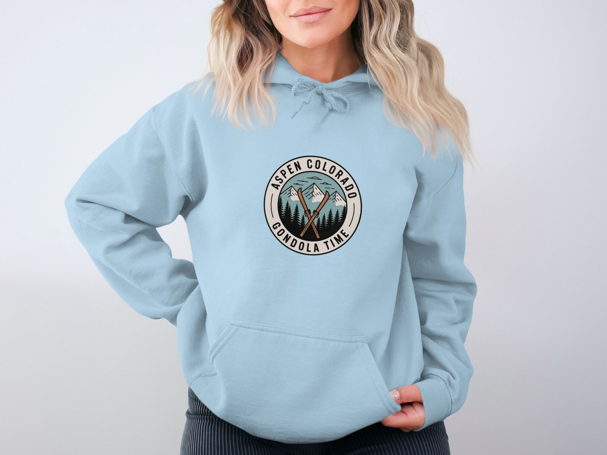 Aspen Colorado Gondola Time Hoodies product