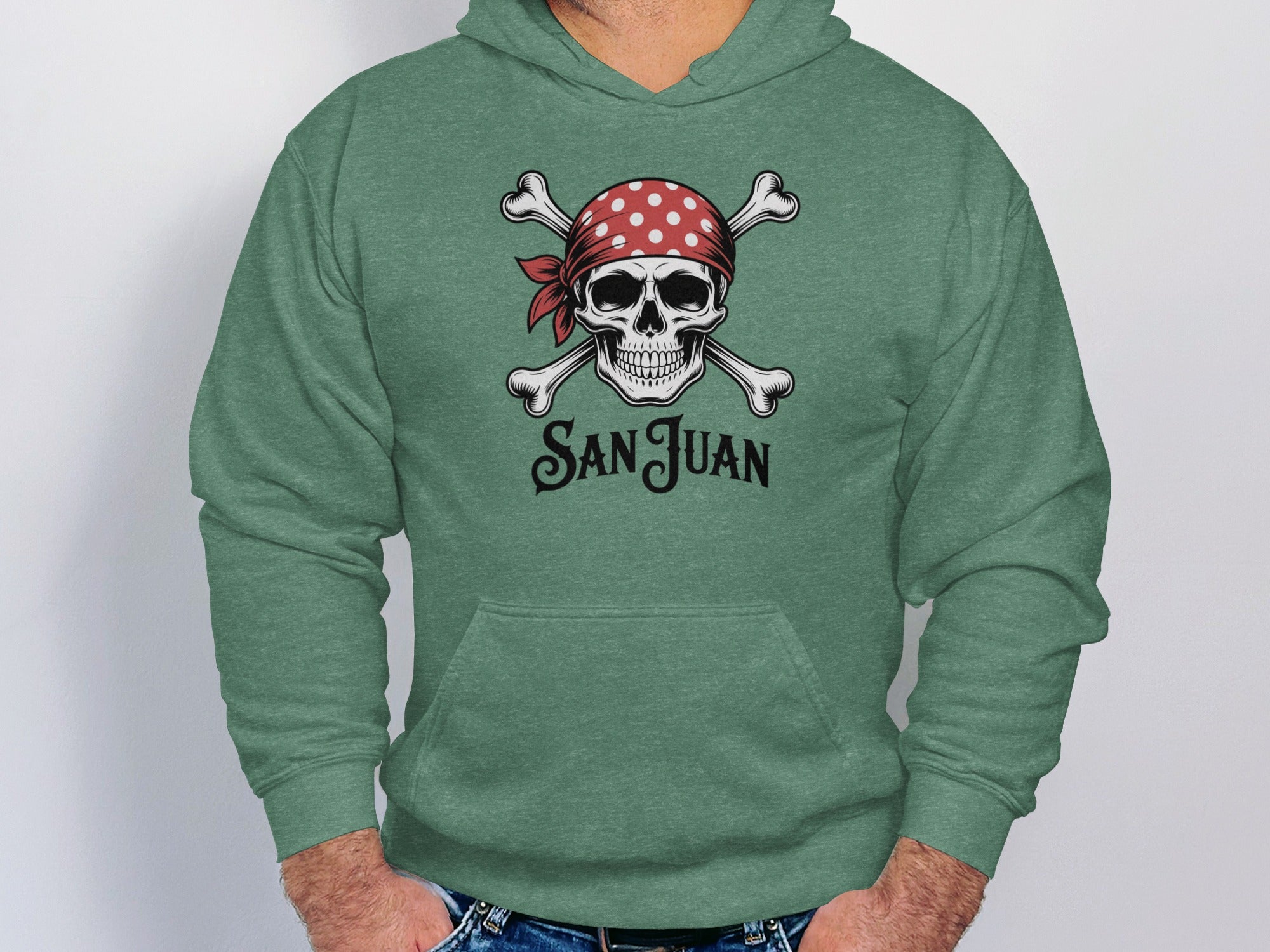 San Juan Skull and Crossbones Graphic Hoodie product