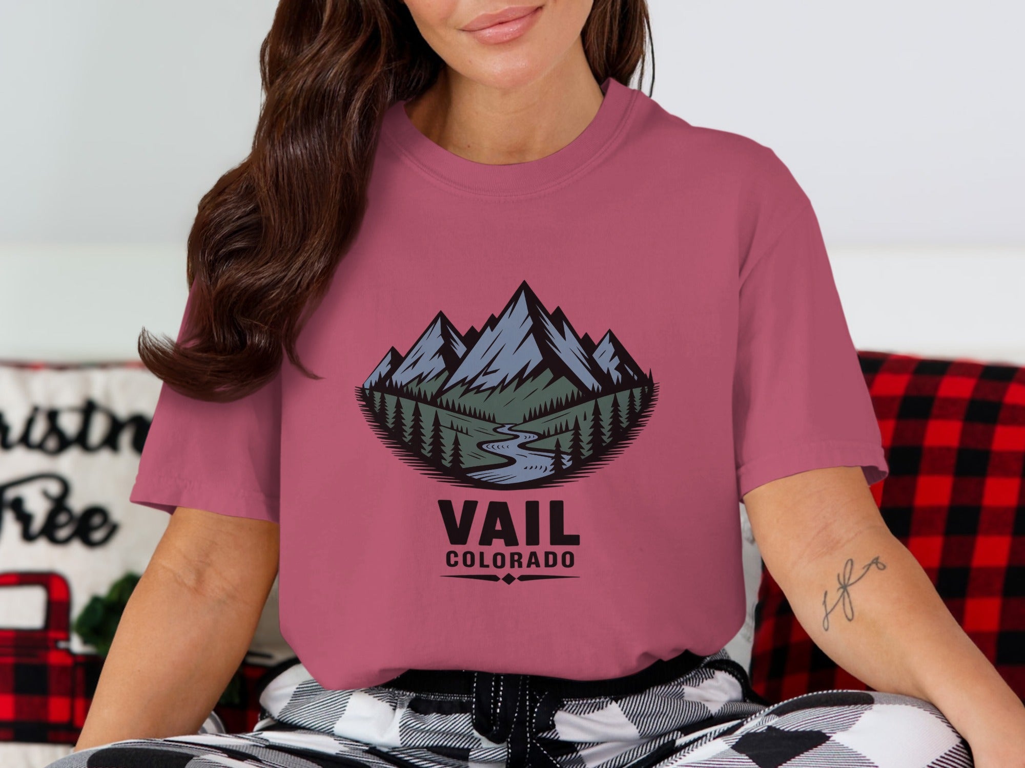 Vail Colorado Scenic Mountains Graphic Tee Shirt product
