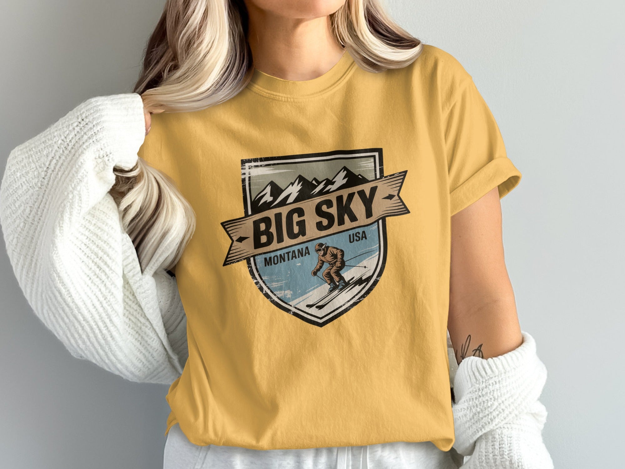 Big Sky Montana USA Skiing Adventure T-Shirt product