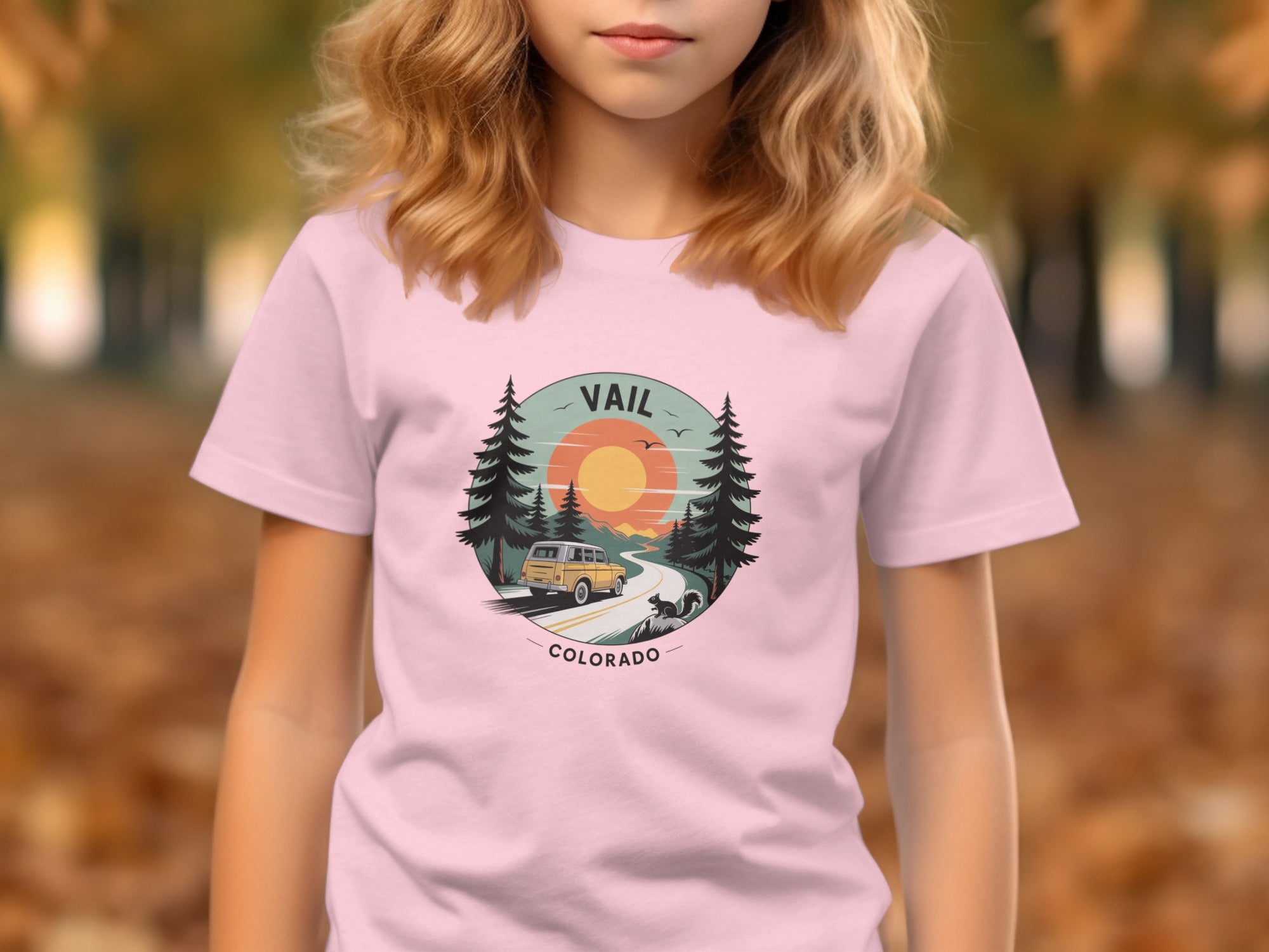Vail Colorado Vintage Style Scenic T-Shirt product type