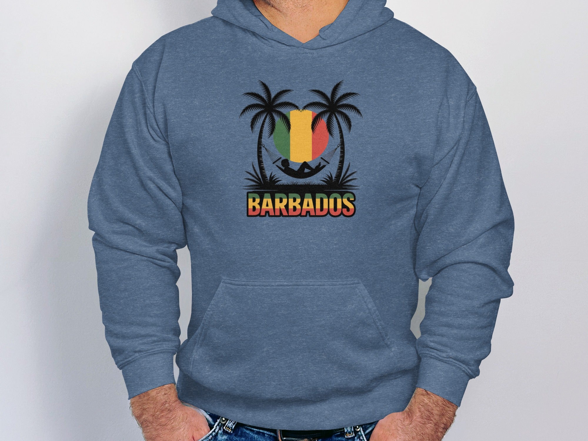 Barbados Palm Trees Graphic Hoodie product
