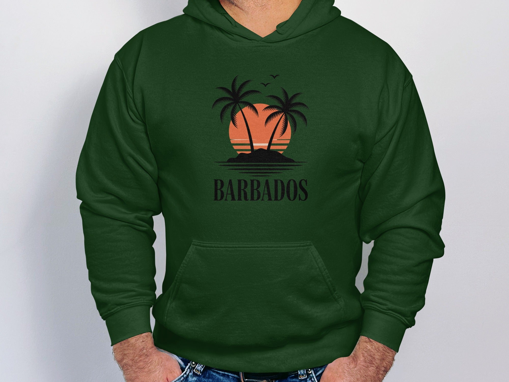 Barbados Sunset Design Graphic Hoodie product