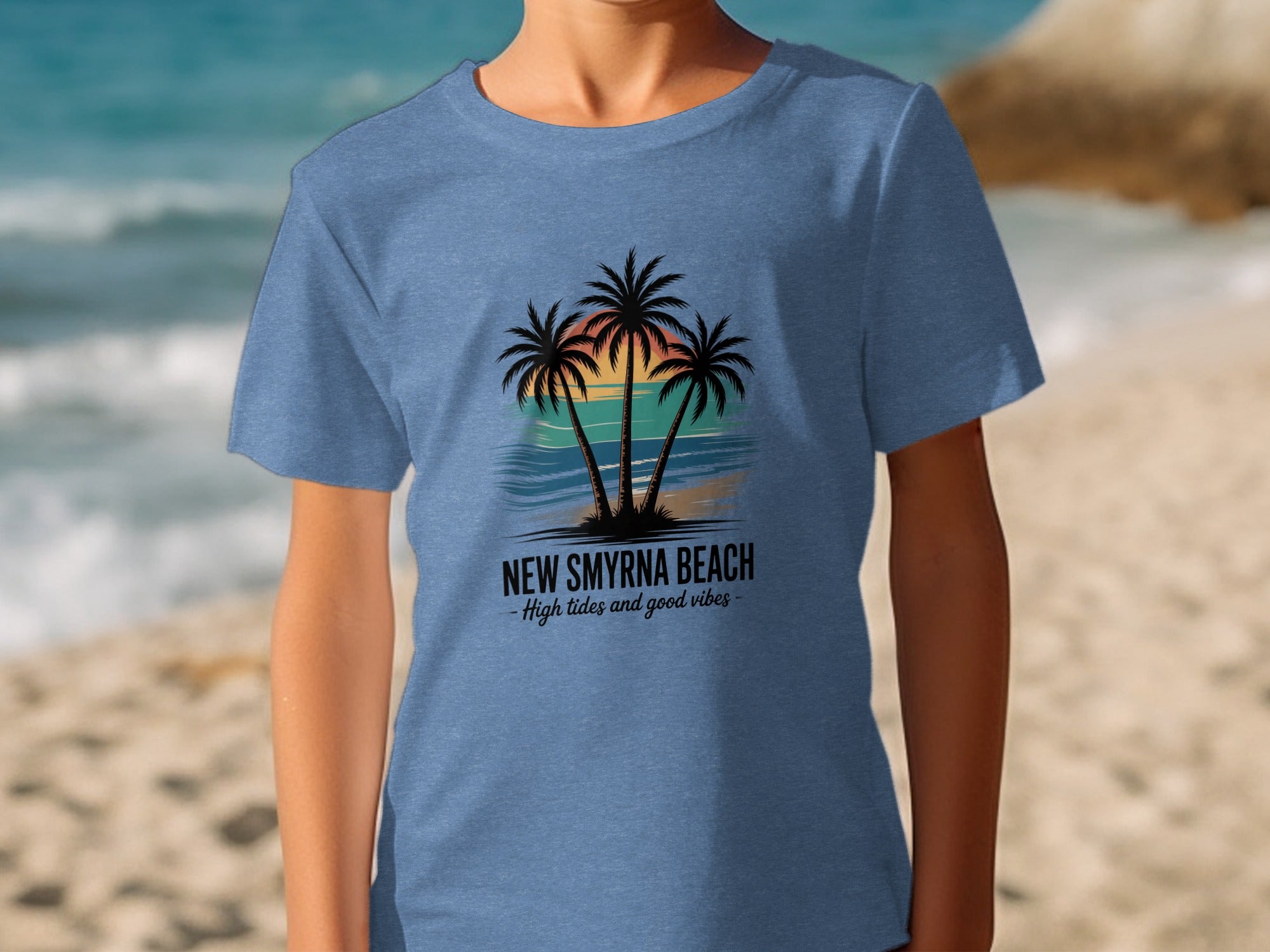 New Smyrna Beach High Tides Good Vibes T-shirt product