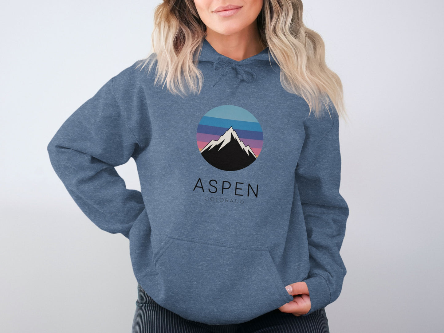 Aspen Colorado Mountains Graphic Hoodie product