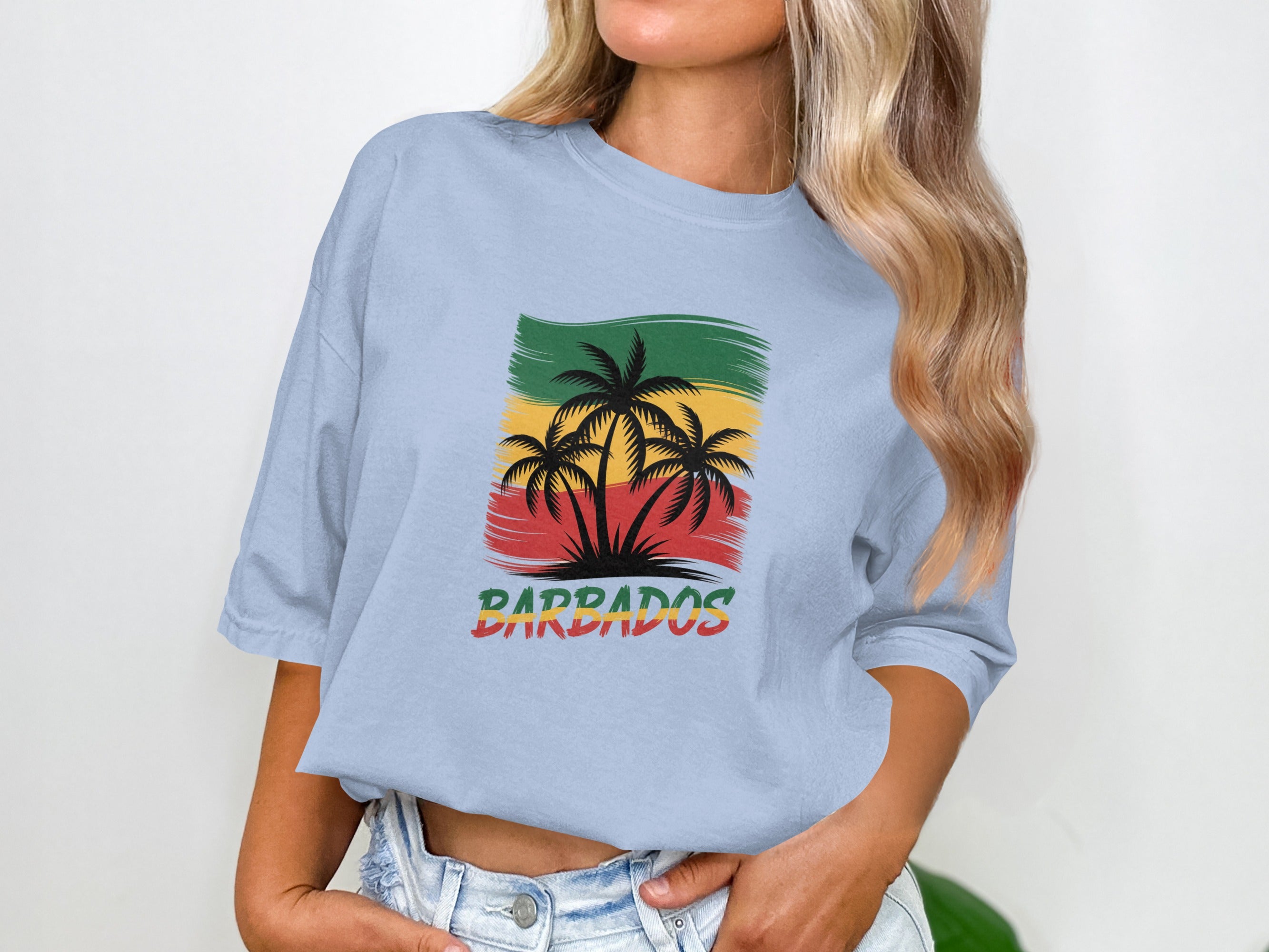 Barbados Graphic Tee Relaxed Fit Casual Top product