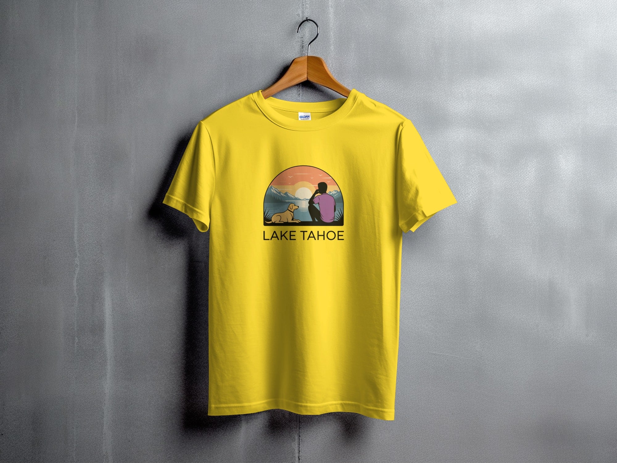 Lake Tahoe Graphic Tee Shirt Short Sleeve Casual Product