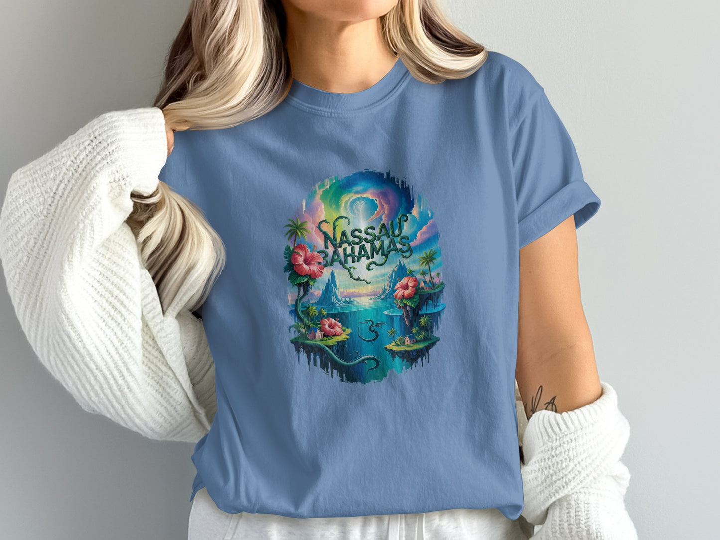Nassau Bahamas Scenic Island Design T-shirt product type