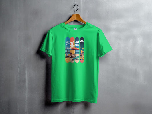 Clearwater Beach Skateboards Design T-shirt product