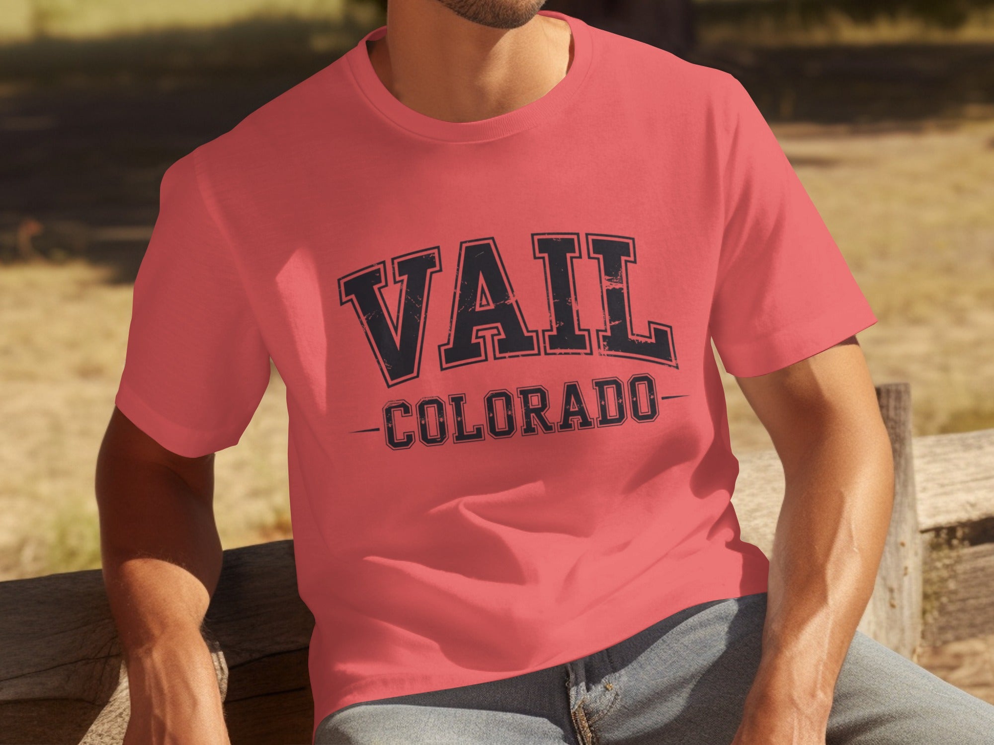 Vail Colorado Graphic T-shirt Embrace State Pride product