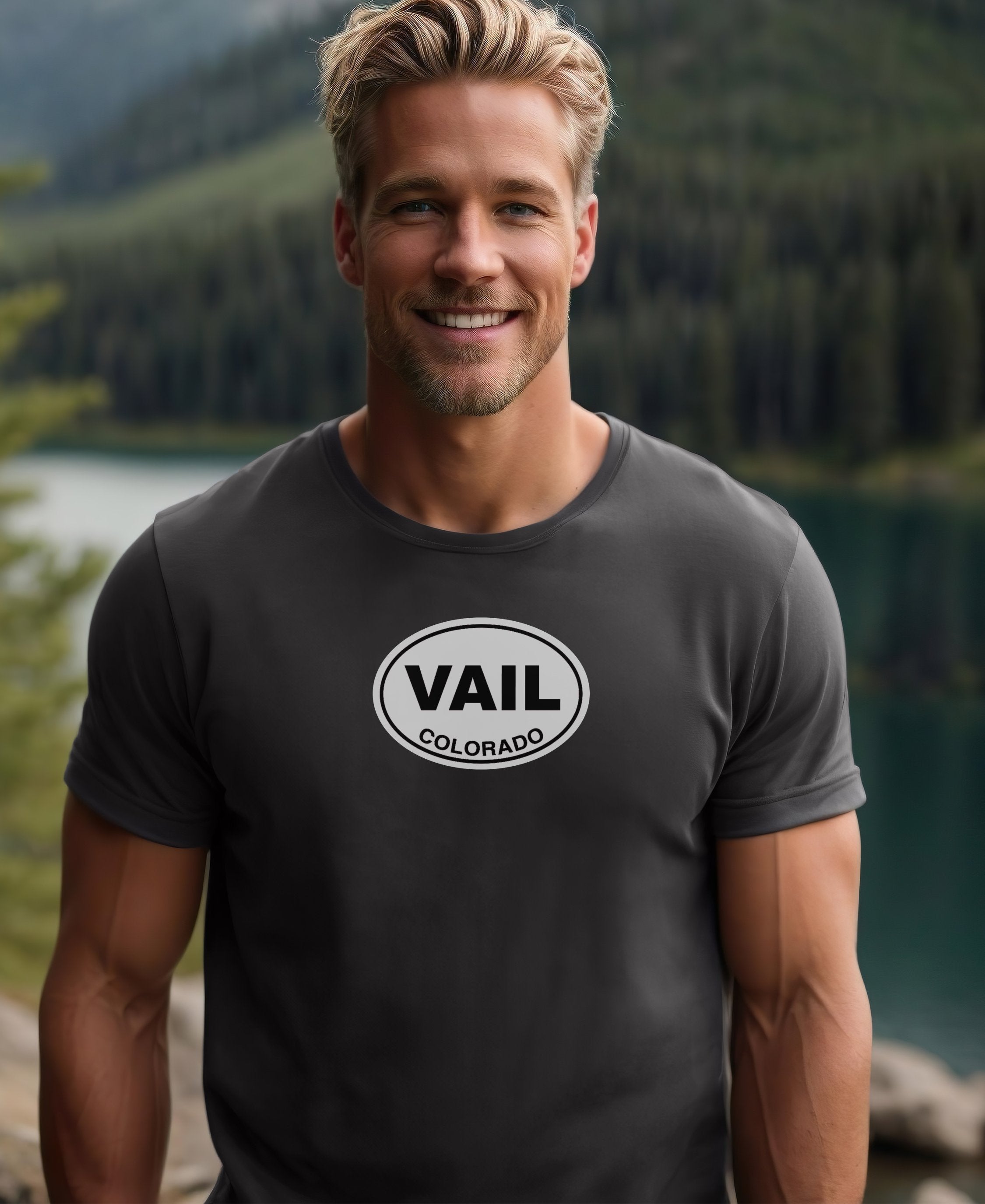 Vail Mens T-Shirt – Ready for Vail Snow Days and Mountain Concerts