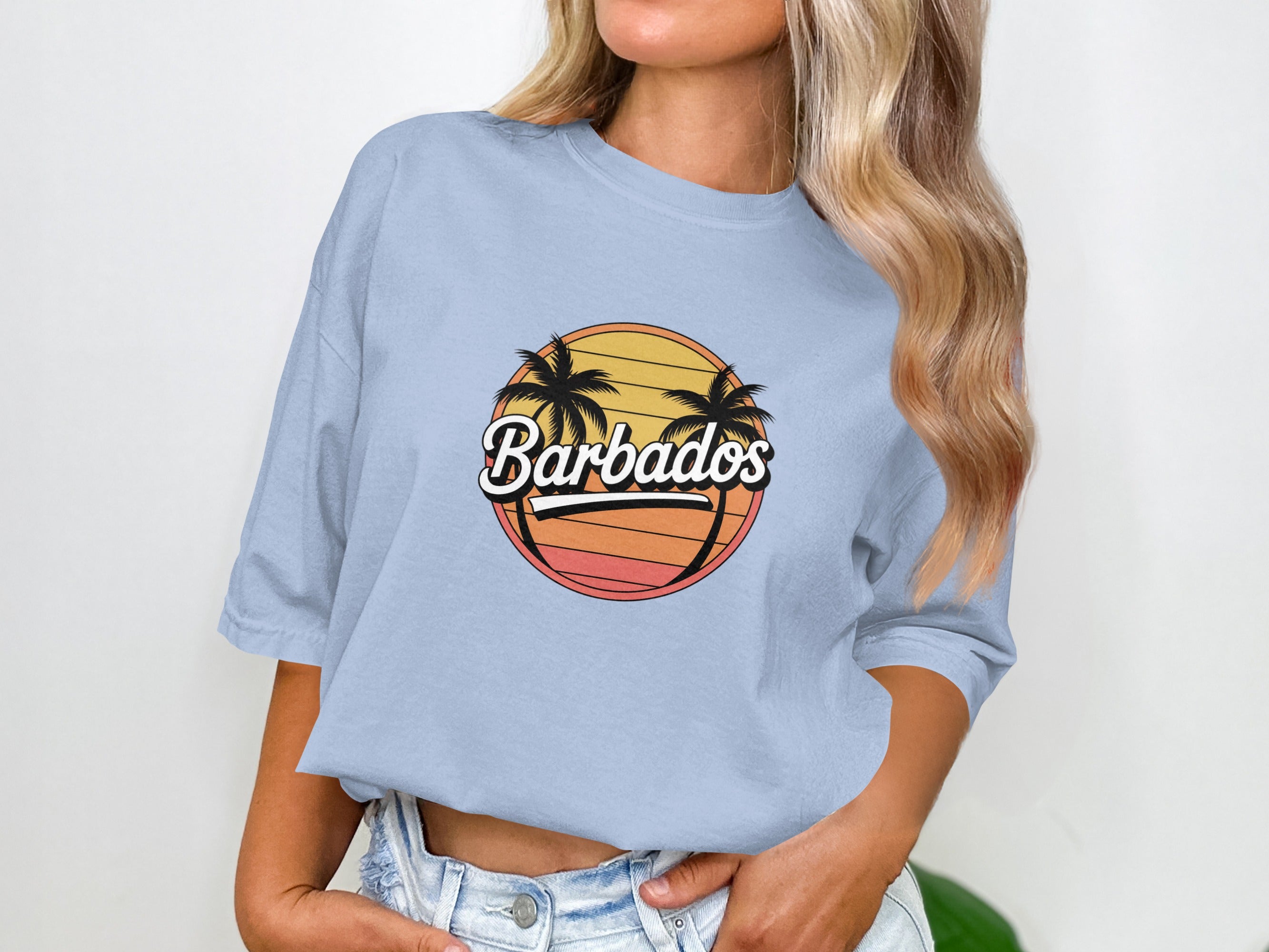 Barbados Graphic Casual T-shirt Stylish Top product