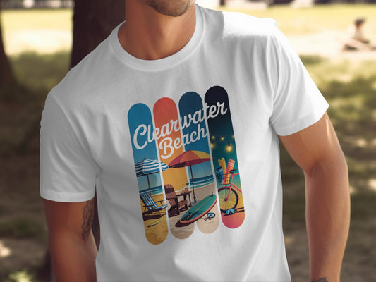 Clearwater Beach Graphic Print T-shirt product