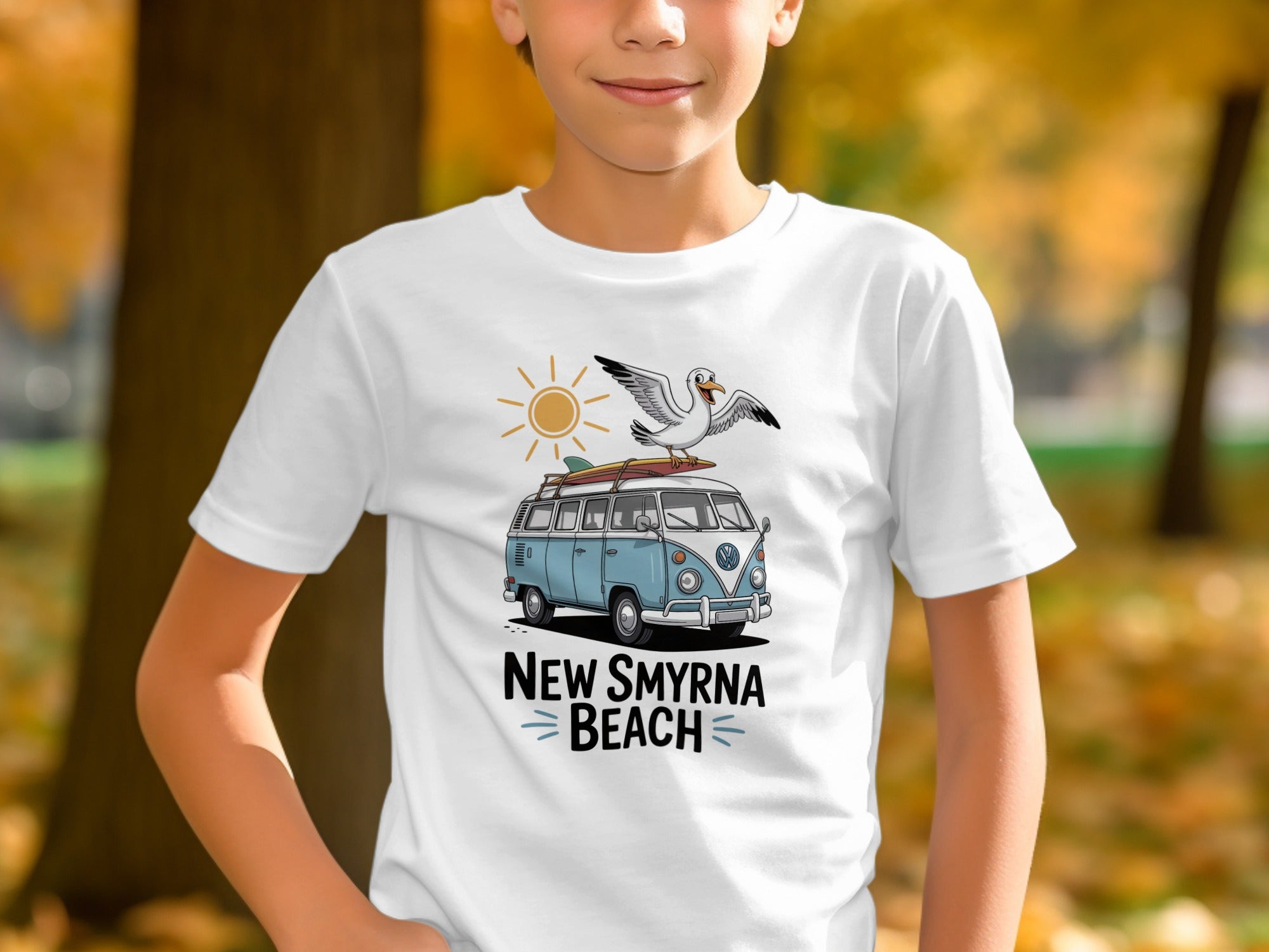 New Smyrna Beach Surf Van Boy's T-Shirt product