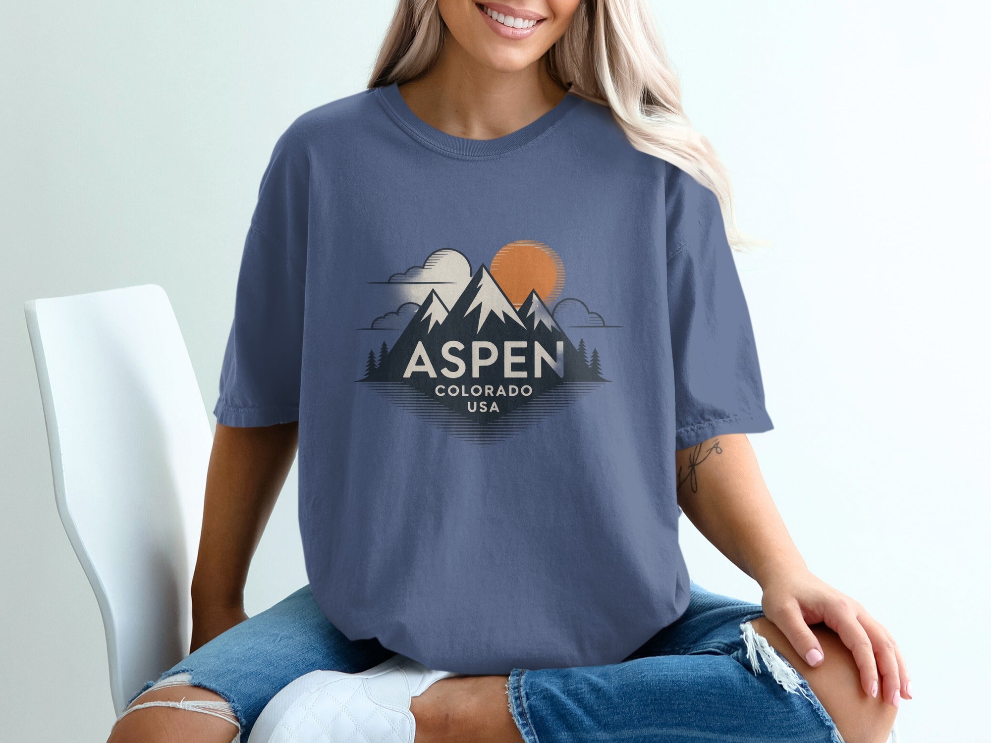 Aspen Colorado USA Graphic Tee Shirt product type