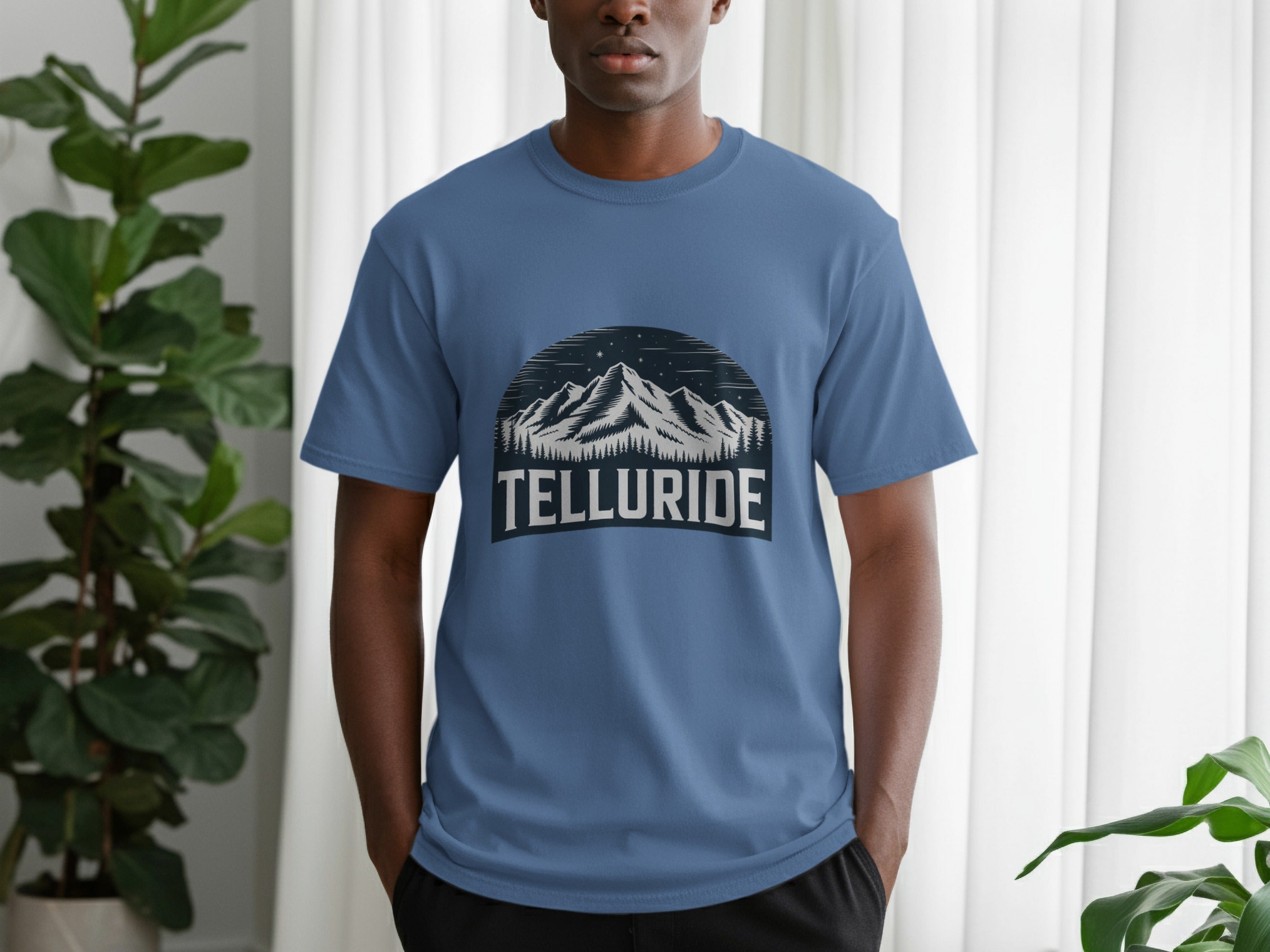 Telluride Mountain Graphic Tee for Outdoor Enthusiasts