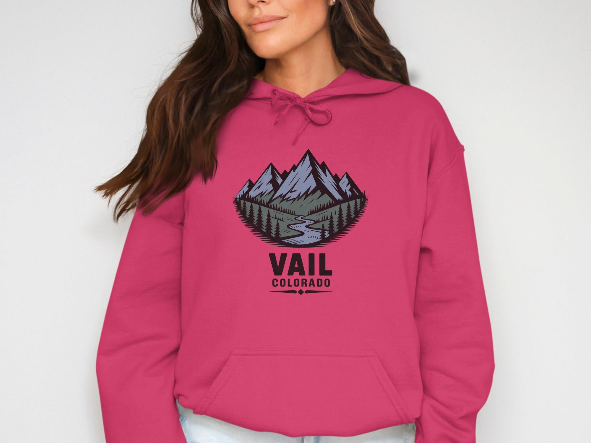 Vail Colorado Mountain Graphic Hoodie product type