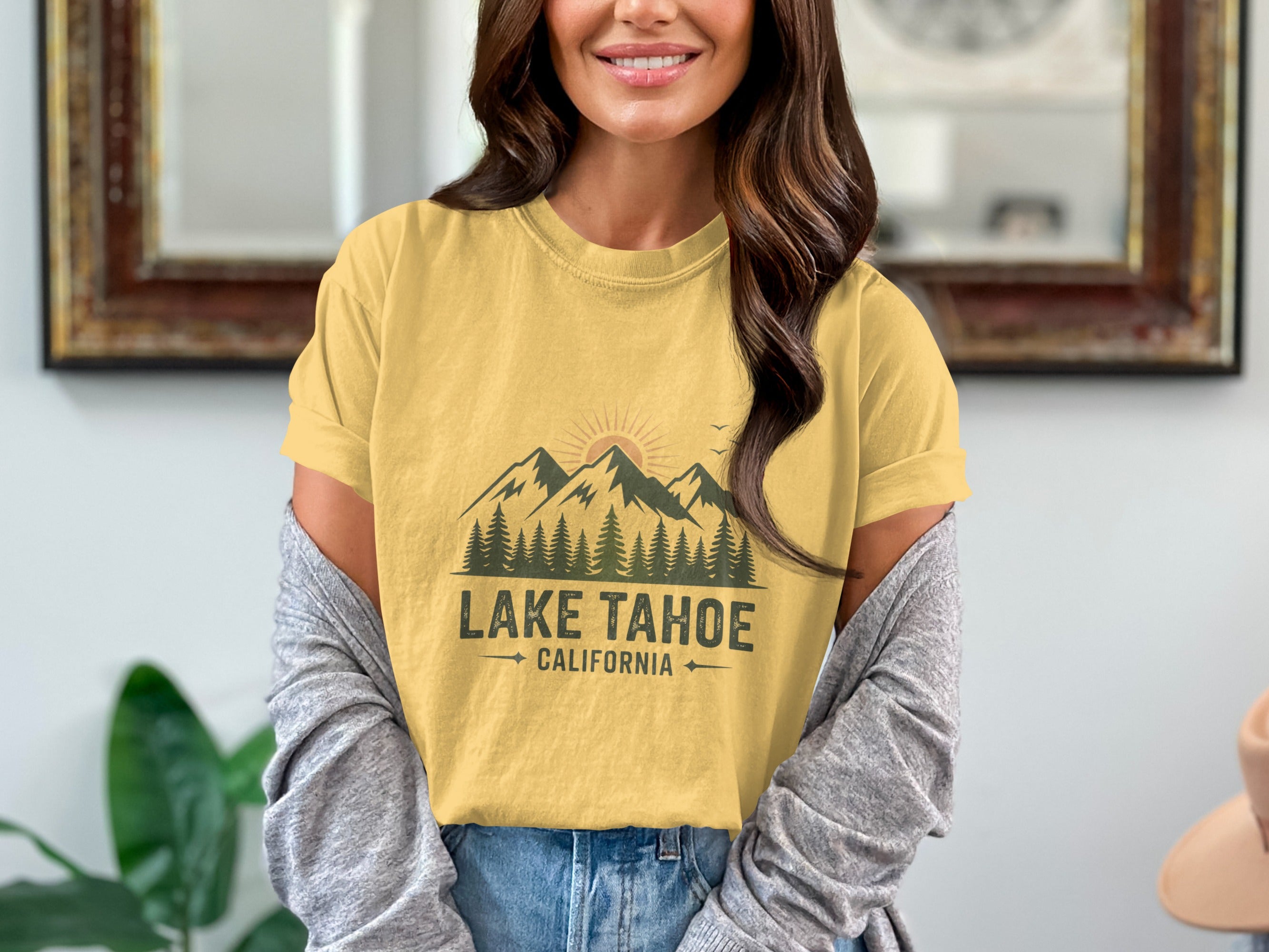 Lake Tahoe California Mountain Graphic Tee product
